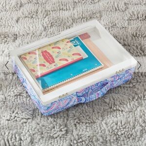 Lilly Pulitzer Pottery Barn Teen Super Storage Acrylic Lapdesk Happy as a Clam